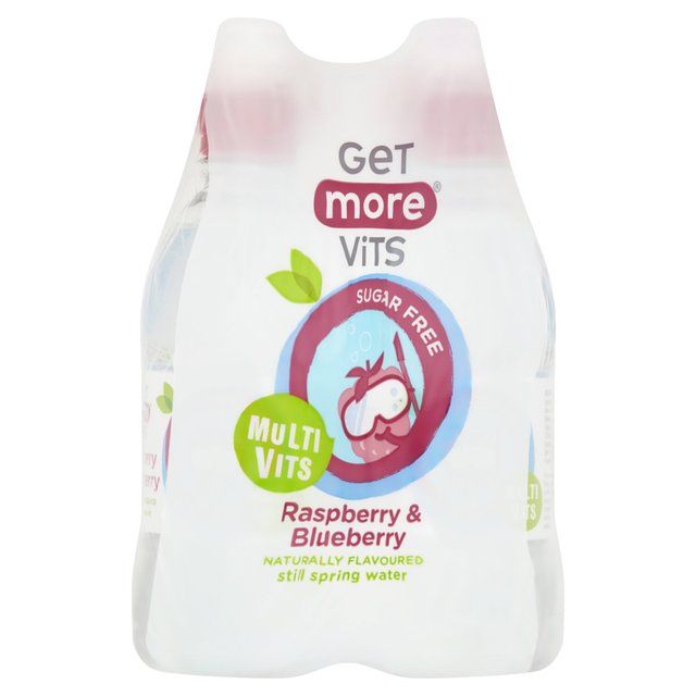 Get More Multivitamins Raspberry & Blueberry 4 x 330ml