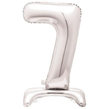 Giant Silver Foil Standing Balloon 7