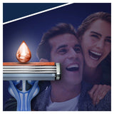 Gillette Blue 3 Smooth Men's Disposable Razors 4 per pack