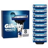 Gillette Mach 3 Turbo Razor Blades 8 per pack