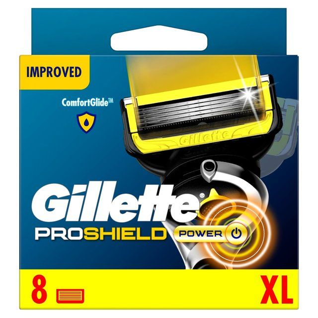 Gillette ProShield Power Razor Blades 8 per pack