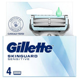Gillette Skinguard Sensitive Razor Blades 4 per pack