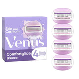 Gillette Venus Comfortglide Razor Blades Breeze 4 per pack
