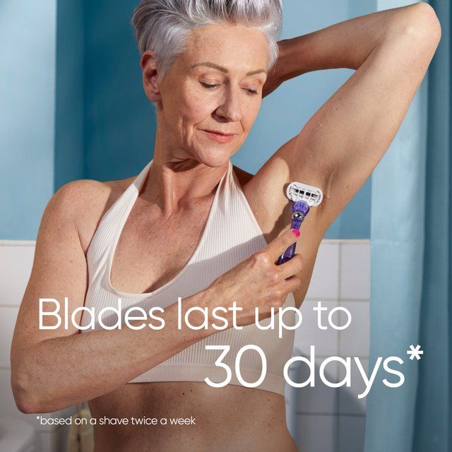 Gillette Venus Deluxe Smooth Swirl Contour Razor Blades 6 per pack