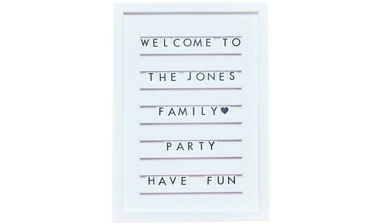 Ginger Ray White Letter Board