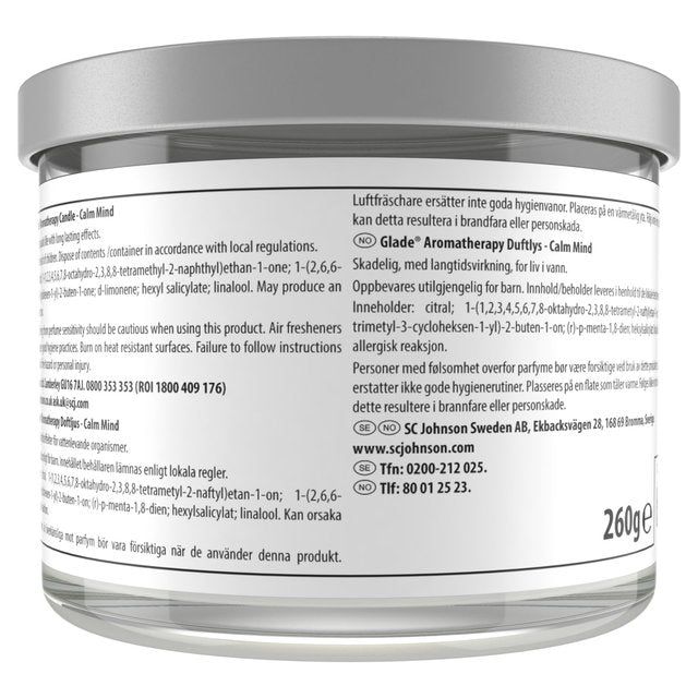 Glade Aromatherapy Candle Calm Mind 260g