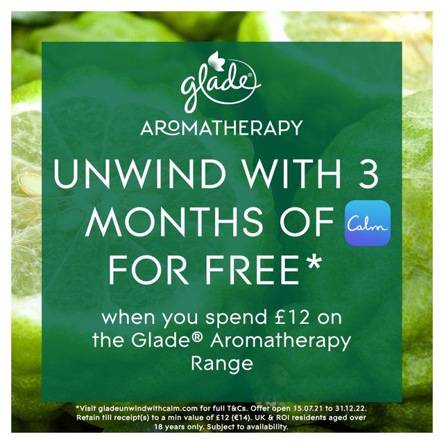 Glade Aromatherapy Electric Scented Oil Refill Calm Mind 20ml