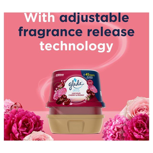 Glade Bathroom Gel Luscious Peony & Cherry 180g