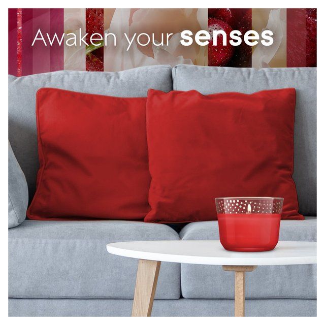 Glade Large Candle Cherry & Peony Air Freshener 224g