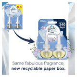 Glade Plug In Twin Refill Electric Scented Oil Clean Linen 2 x 20ml