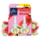 Glade Plug In Twin Refill Electric Scented Oil Wondermelon 2 x 20ml