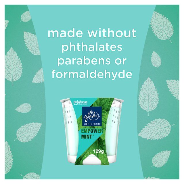 Glade Scented Candle Empowermint 129g