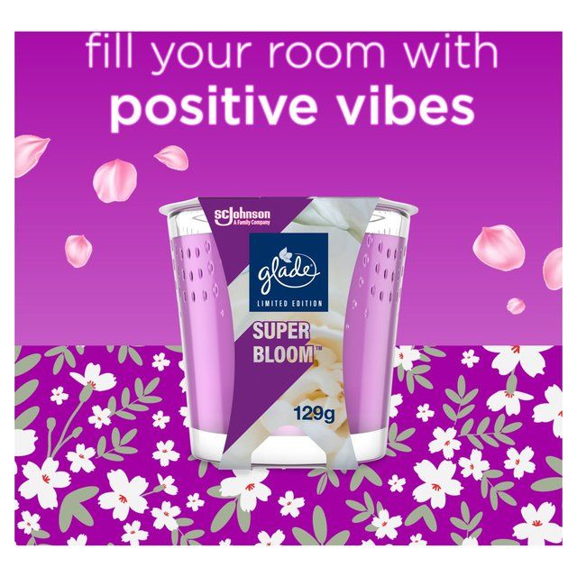 Glade Scented Candle Superbloom 129g