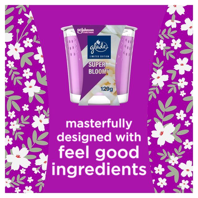 Glade Scented Candle Superbloom 129g