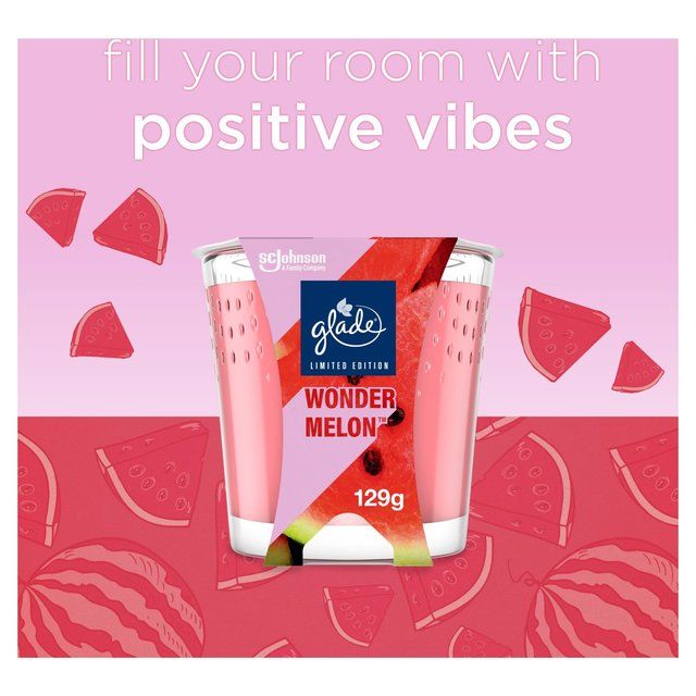Glade Scented Candle Wondermelon 129g
