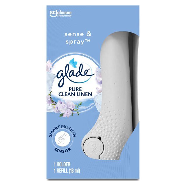 Glade Sense & Spray Holder & Refill Clean Linen Air Freshener 18ml