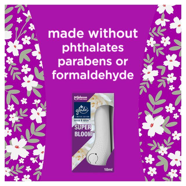 Glade Sense & Spray Holder & Refill Superbloom 18ml