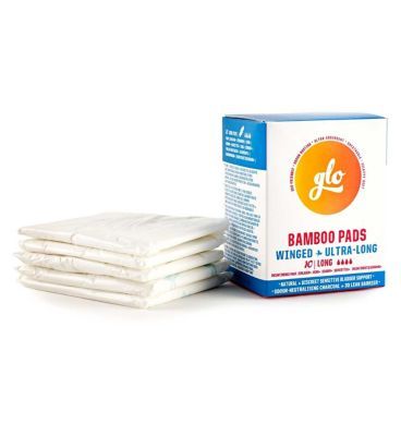 glo Bamboo Ultra-Long Pads for Sensitive Bladder (10 pads)