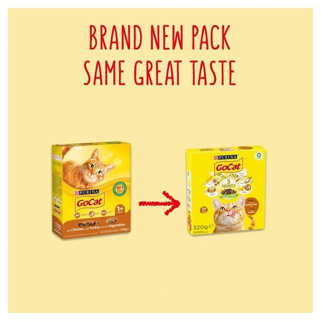 Go-Cat Chicken and Turkey Dry Cat Food 750g