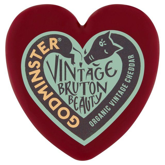 Godminster British Heart-Shaped Vintage Organic Cheddar 200g