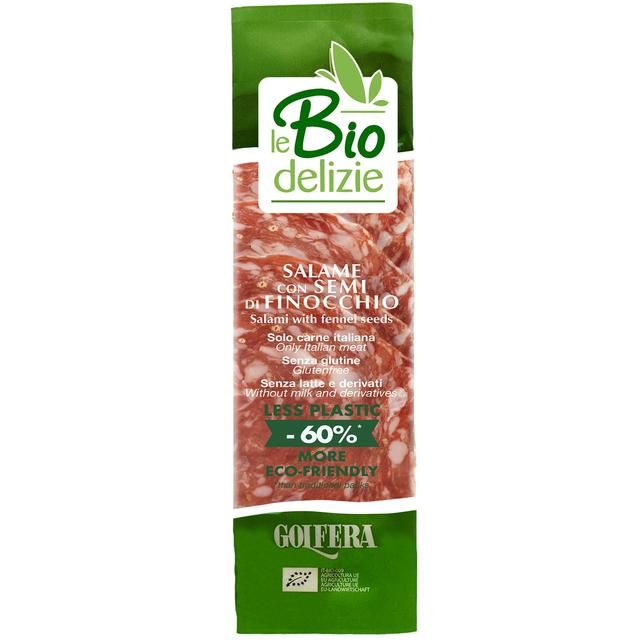 Golfera Organic Fennel Salami Finocchiona 80g