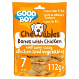 Good Boy Chewables Dog Treats Rawhide Free Chicken Mini Bones 7 per pack