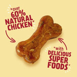 Good Boy Superlicious Chicken Apple & Cranberry Bone Dog Treats 100g