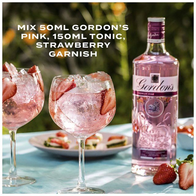 Gordon's Premium Pink Distilled Flavoured Gin 1L