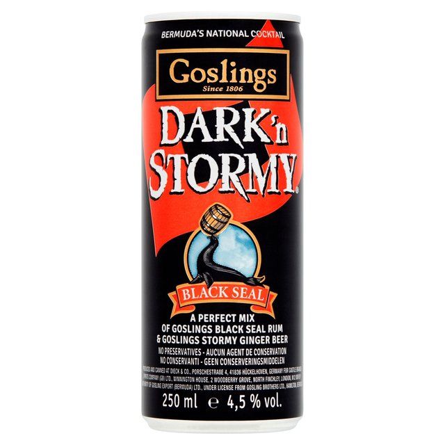 Gosling's Dark 'N Stormy Pre-Mixed Cocktail Can 250ml