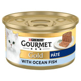 Gourmet Gold Pate Ocean Fish Wet Cat Food 85g