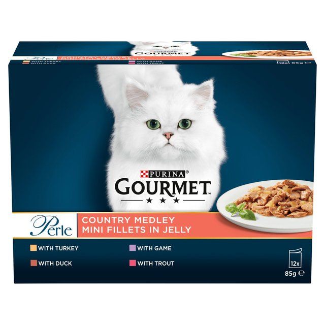 Gourmet Perle Country Medley in Jelly Wet Cat Food 12 x 85g