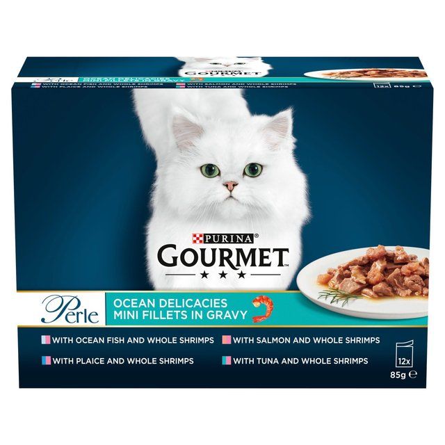 Gourmet Perle Ocean Delicacies in Gravy Wet Cat Food 12 x 85g