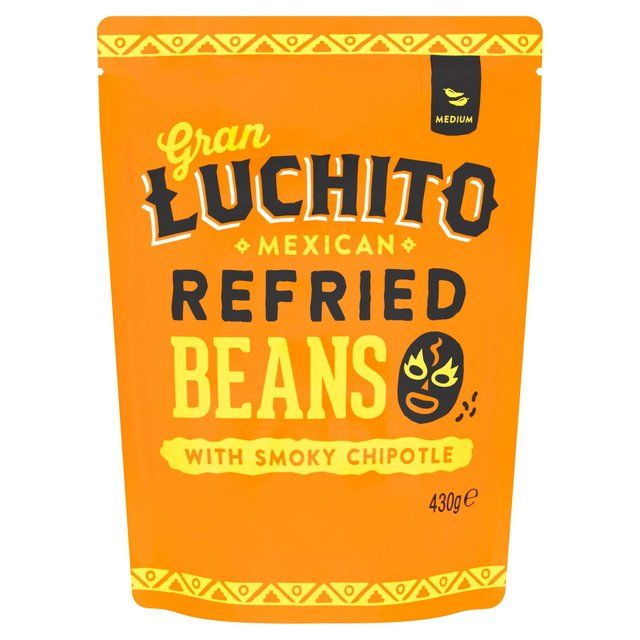 Gran Luchito Chipotle Refried Beans 430g
