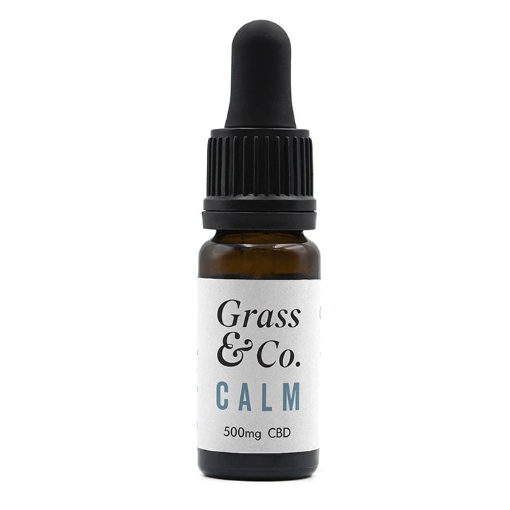 Grass & Co. CALM CBD Consumable Oil 500mg with Ashwagandha, Chamomile & Mint 10ml