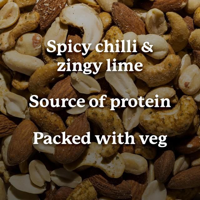 Graze Protein Chilli & Lime Vegan Mixed Nuts Snacks 100g