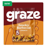 Graze- Vegan BBQ Crunchy Snacks Multipack-22.5gx5 Snacks 5 x 22.5g