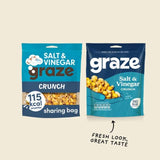 Graze Vegan Salt & Vinegar Mixed Sharing Snacks 100g