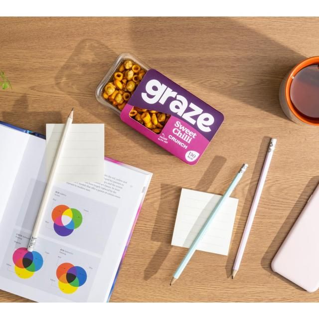 Graze Vegan Sweet Chilli Crunchy Mixed Snacks 28g