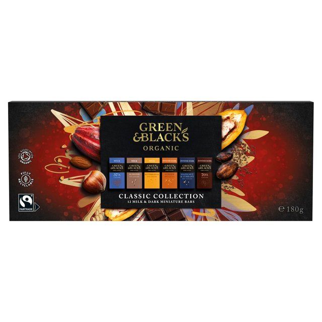 Green & Black's Organic Classic Chocolate Collection 12 x 15g