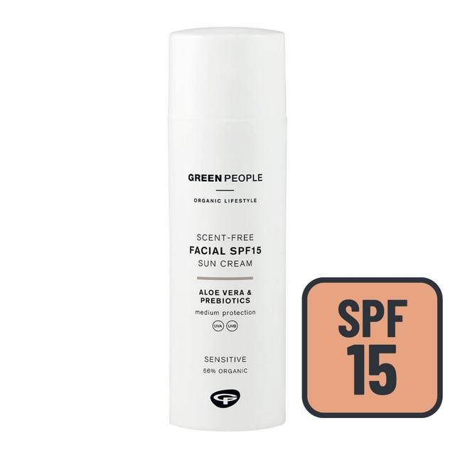 Green People Facial SPF15 Moisturiser Scent Free 50ml