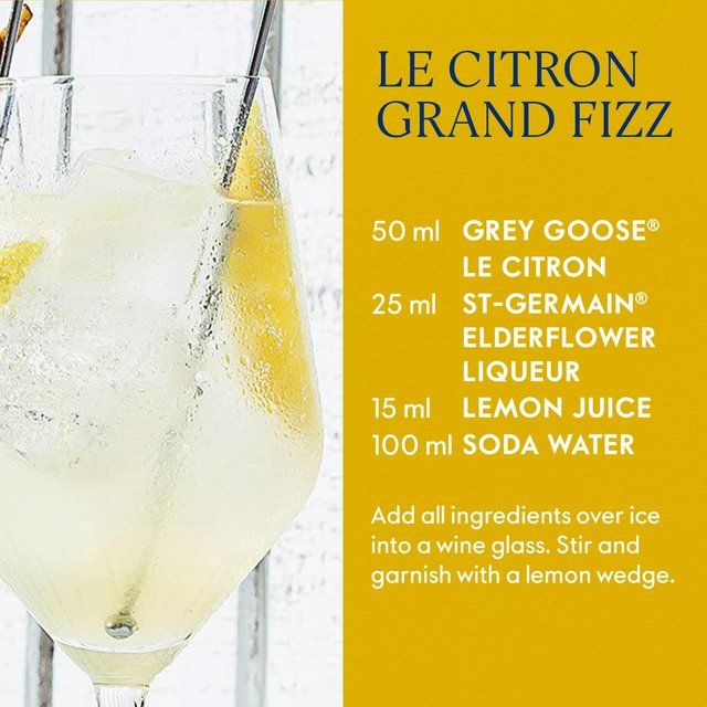 Grey Goose Le Citron Premium Flavoured Vodka 70cl