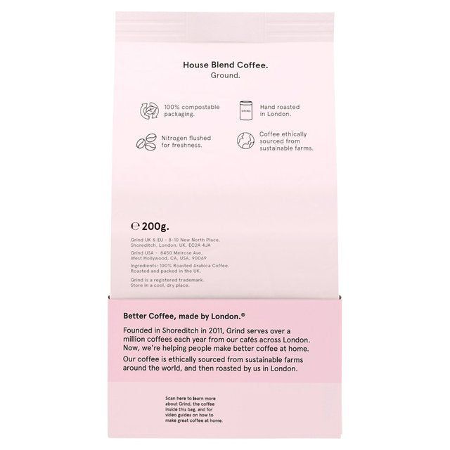 Grind 200g Ground Coffee - House Blend 200g