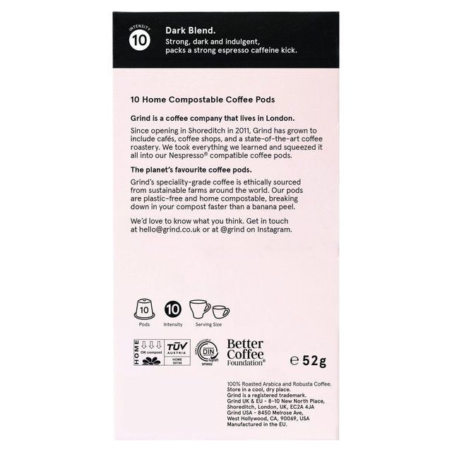 Grind Pod Refills - Dark Blend 10 per pack