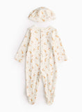 Guess How Much I Love You Cream Sleepsuit & Hat Set Up to 3 mths