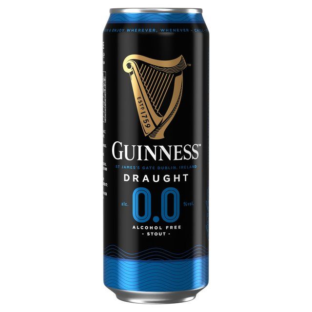 Guinness Draught 0.0% Alcohol Free Stout 4 x 440ml