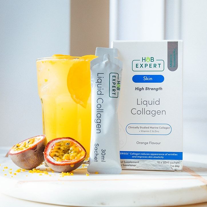 H&B Expert Marine Collagen Orange Liquid 10 Sachets