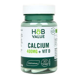 H&B Value Calcium 400mg + Vitamin D 30 Tablets