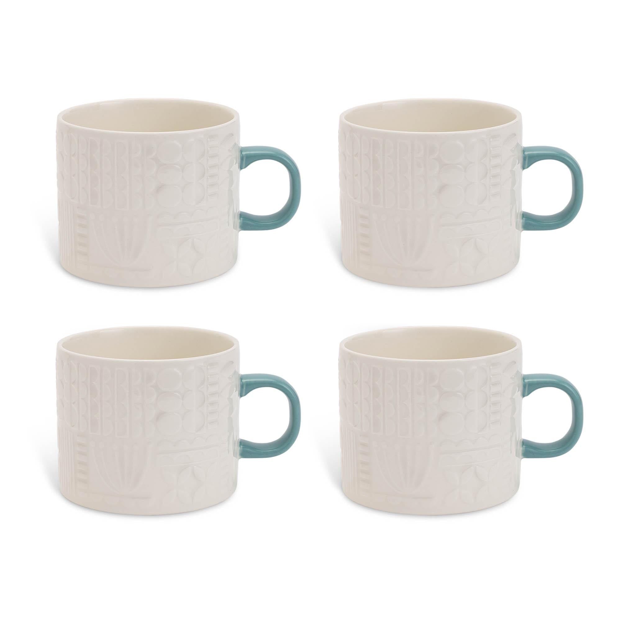 Habitat Embossed Block Floral Mug 1pc