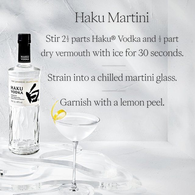 Haku Suntory Japanese Craft Vodka 70cl