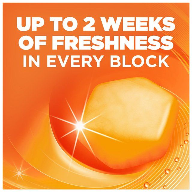 Harpic Hygienic & Fresh Citrus Stickers Toilet Freshener 4 per pack